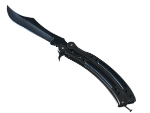 ★ Butterfly Knife | Blue Steel (Factory New)